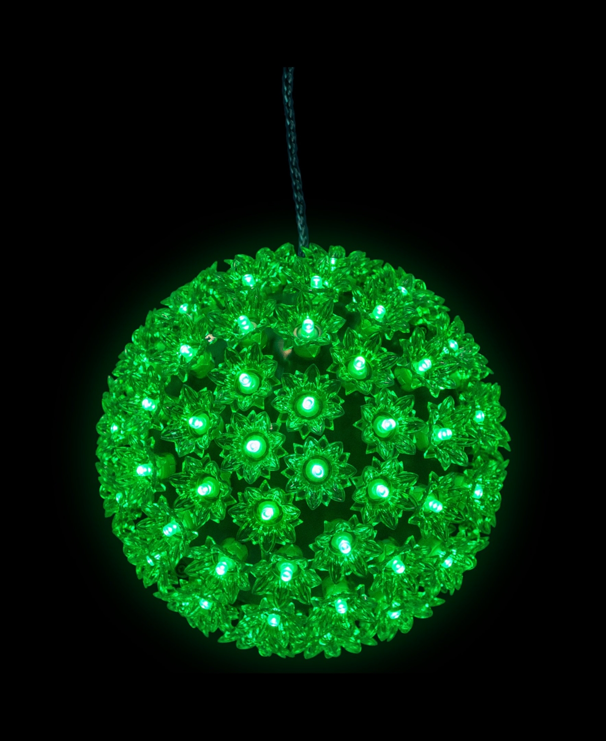 Northlight Led Starlight Sphere Outdoor Decoration- 7.5-inch In Green