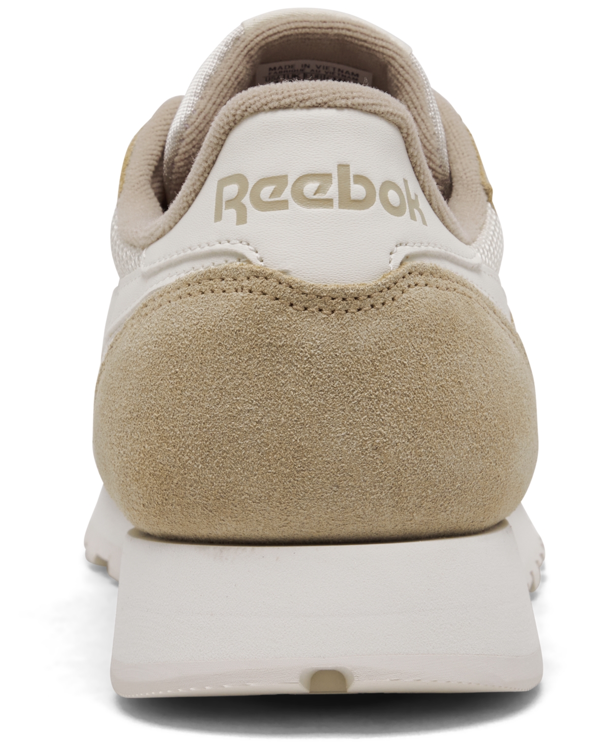 Reebok Men's Classic Leather Casual Sneakers from Finish Line -Chalk