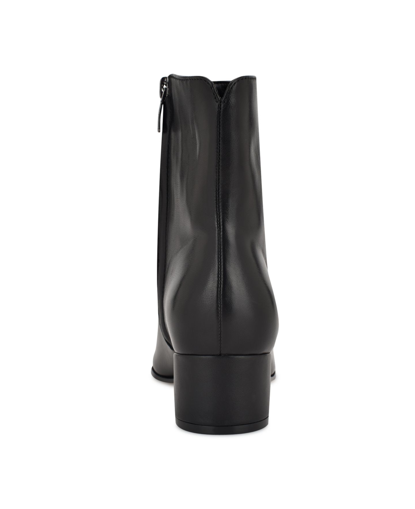 Женские ботинки Nine West Maribu Pointy Toe High Ankle Booties, цвет: Чёрный кожаный — фото 3
