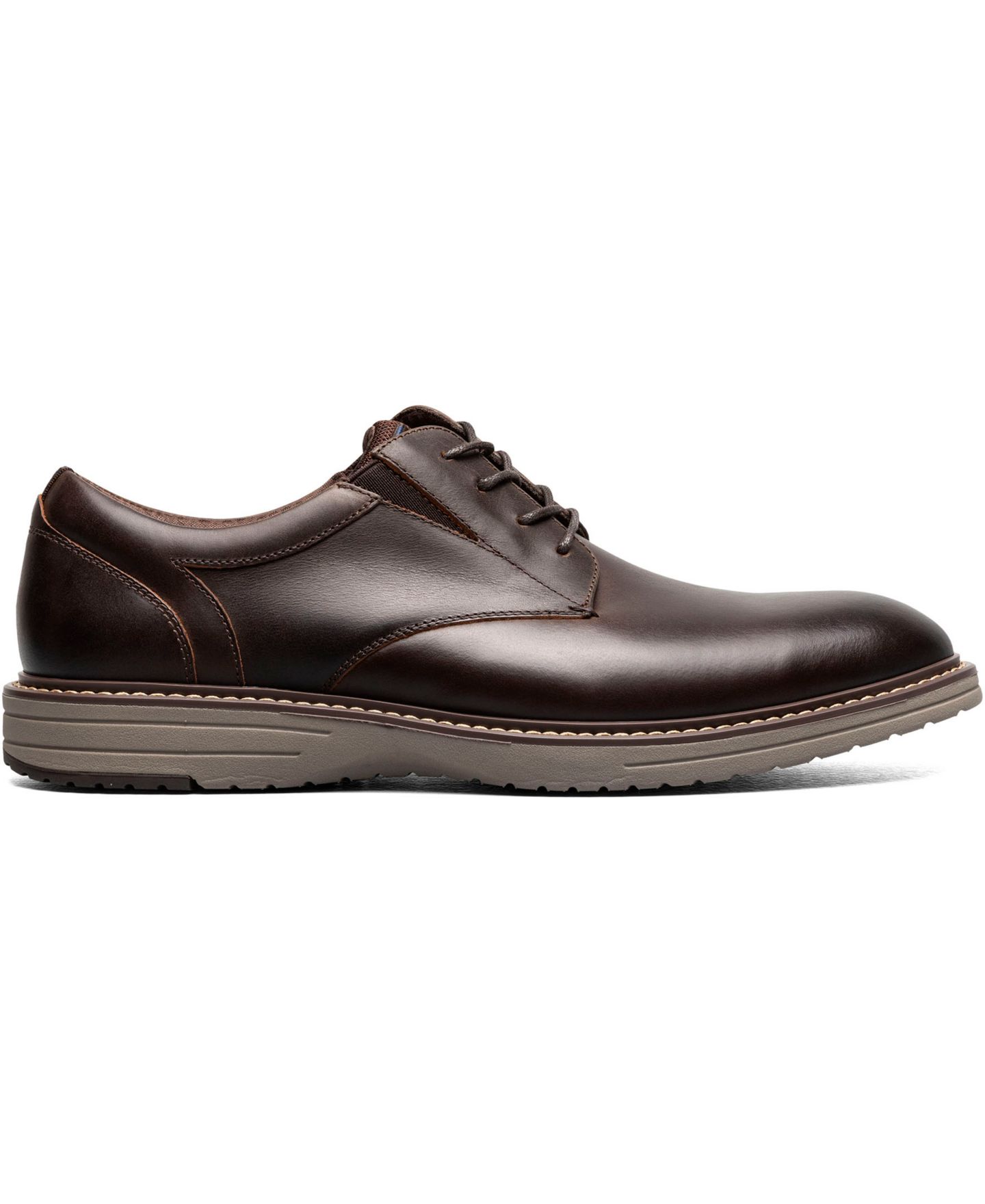 Мужские туфли Nunn Bush Griff Plain Toe Oxford, цвет: Чёрный — фото 11