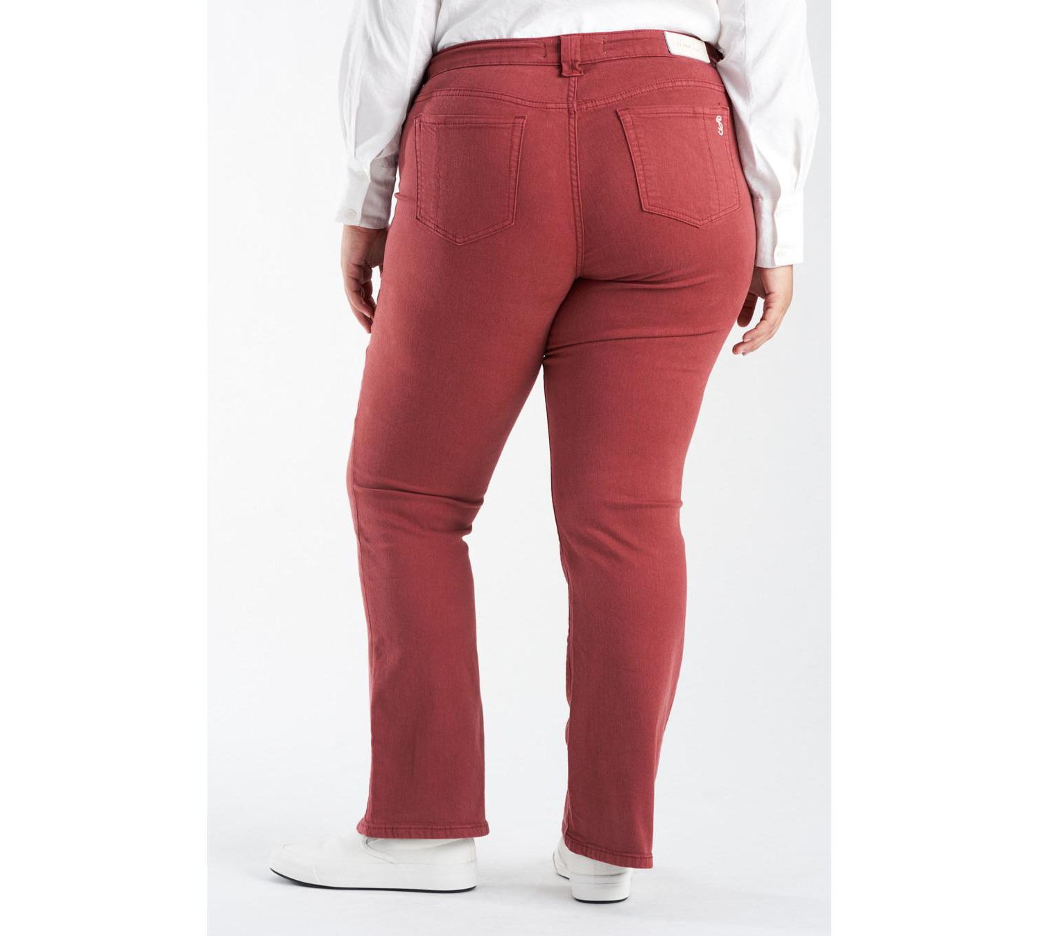 Plus Size Mid Rise Bootcut Jeans