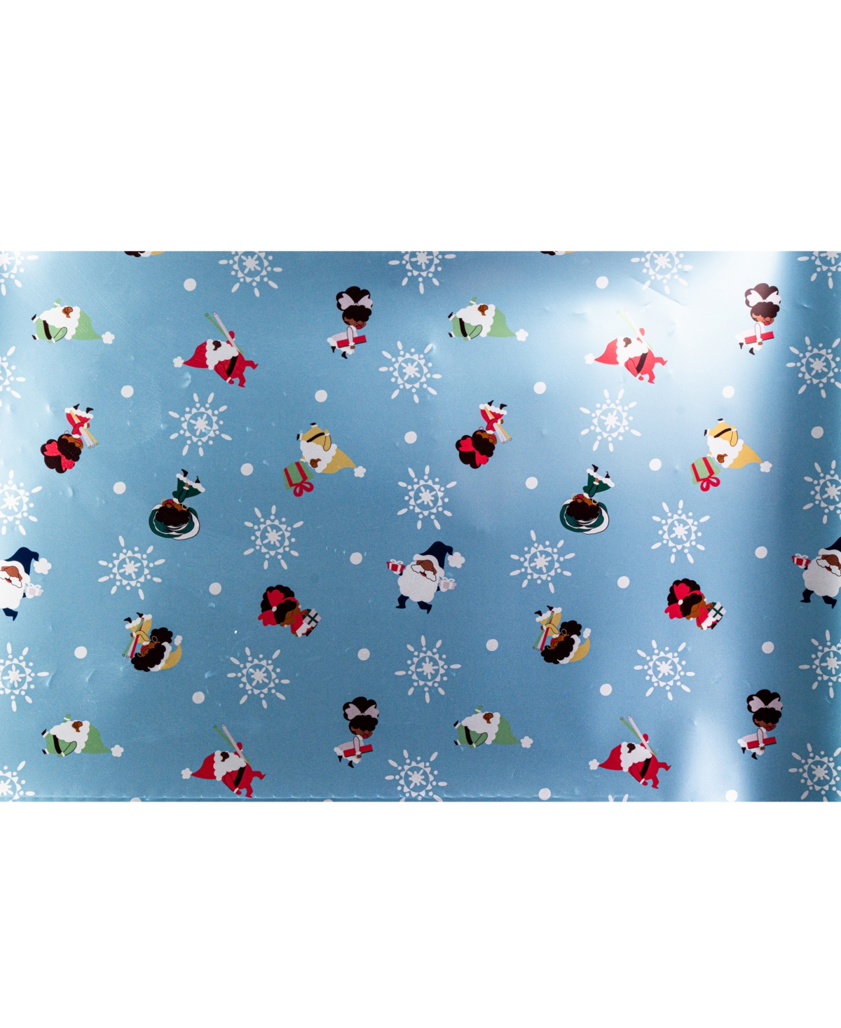 Black Paper PartyGnomie Foil Gift Wrap - Blue