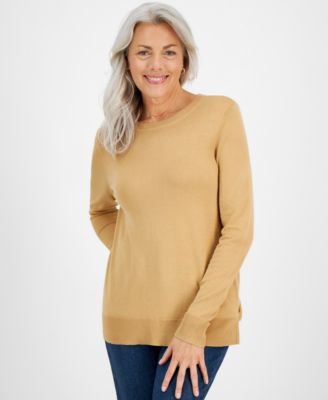 Style & Co - Petite Crewneck Sweater, Created for Macy's