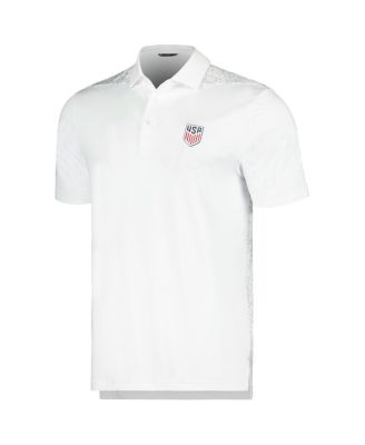 Men's White USMNT Spry Performance Polo