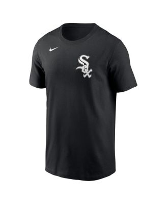 Men's Black Chicago White Sox Fuse Wordmark T-Shirt