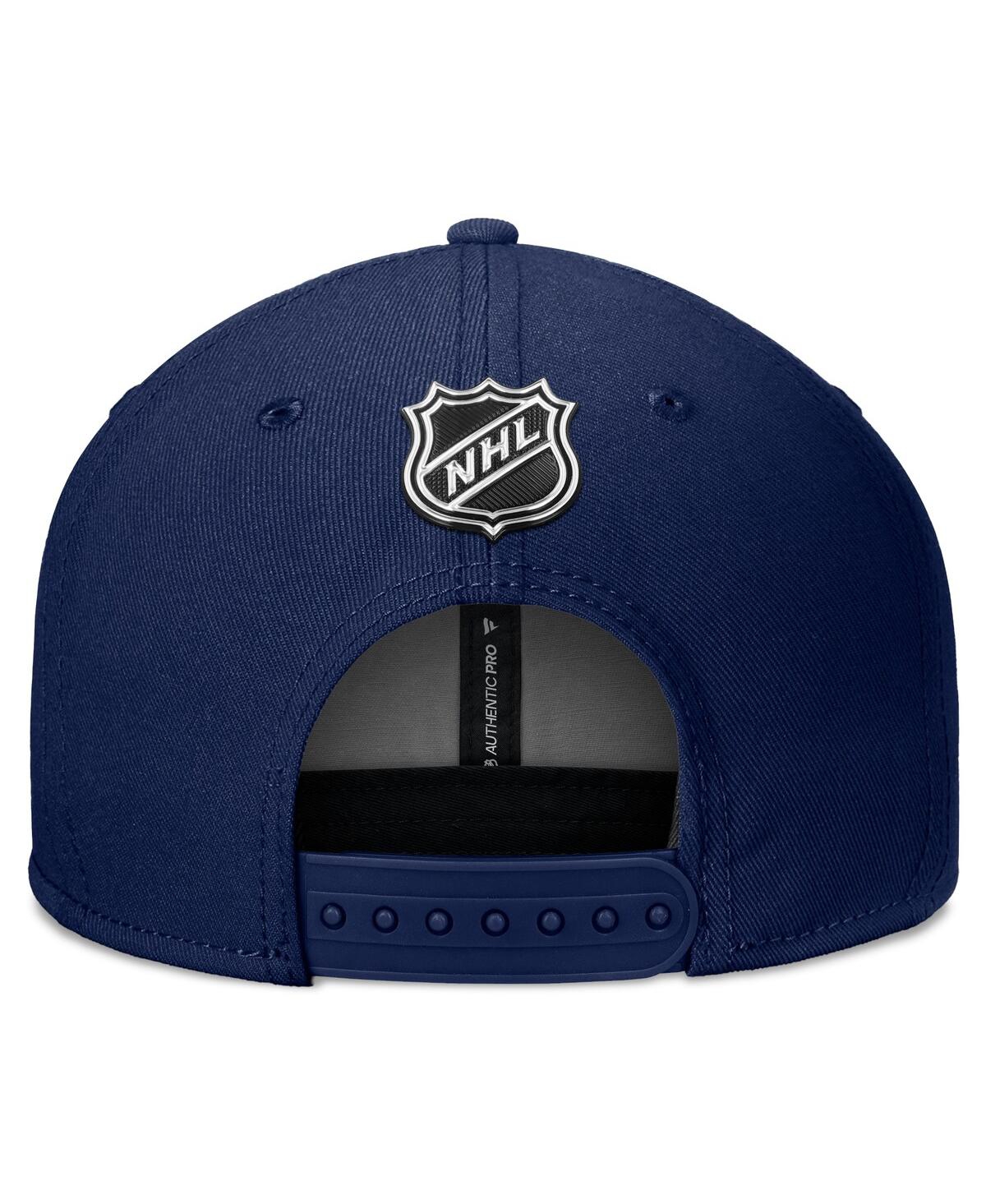 Fanatics Men's Navy New York Rangers Authentic Pro Training Camp Snapback Hat In Navy