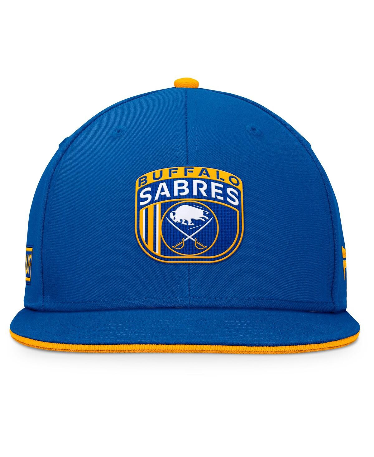 Fanatics Men's Royal Buffalo Sabres 2024 Nhl Draft Snapback Hat In Royal,gold