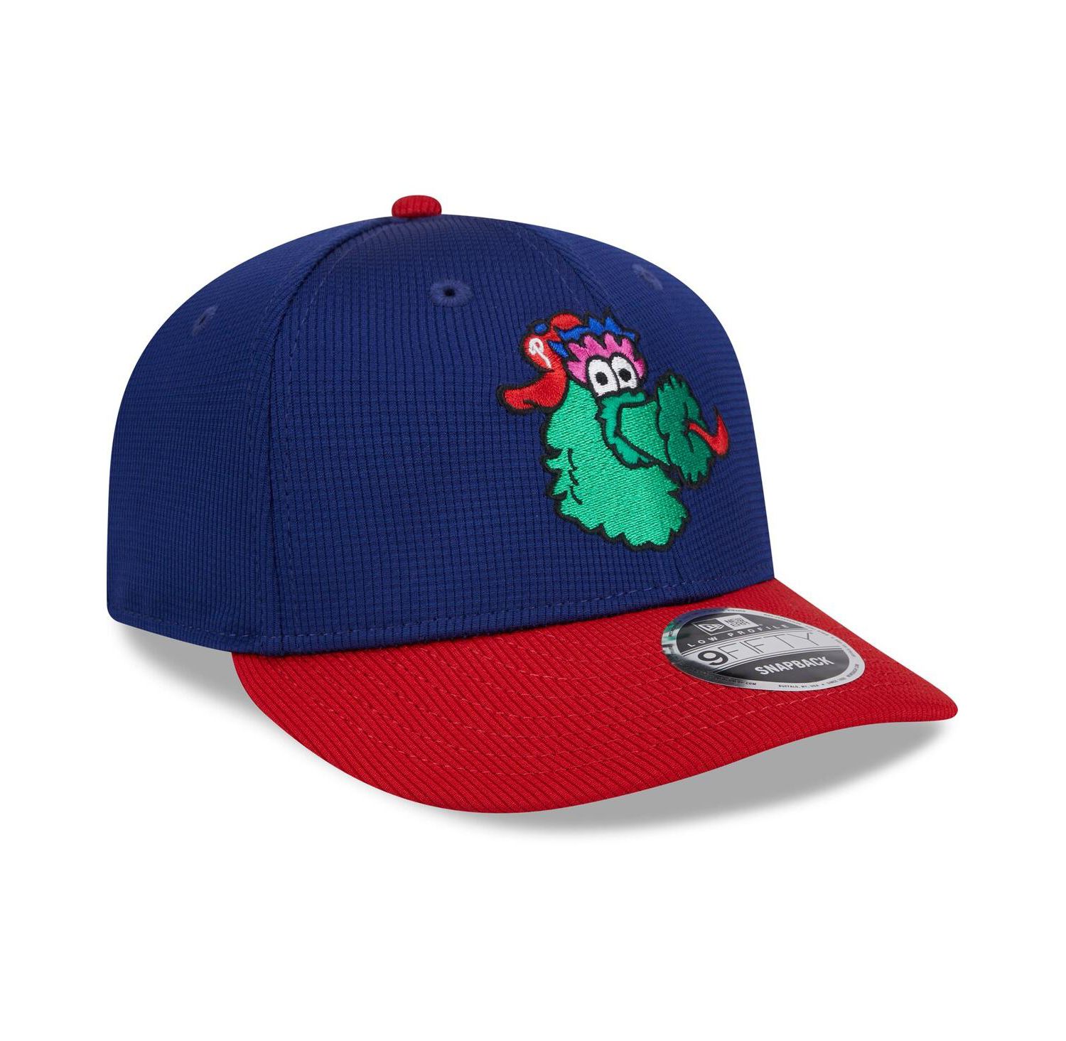 Men's Navy Philadelphia Phillies 2024 Batting Practice Low Profile 9FIFTY Snapback Hat