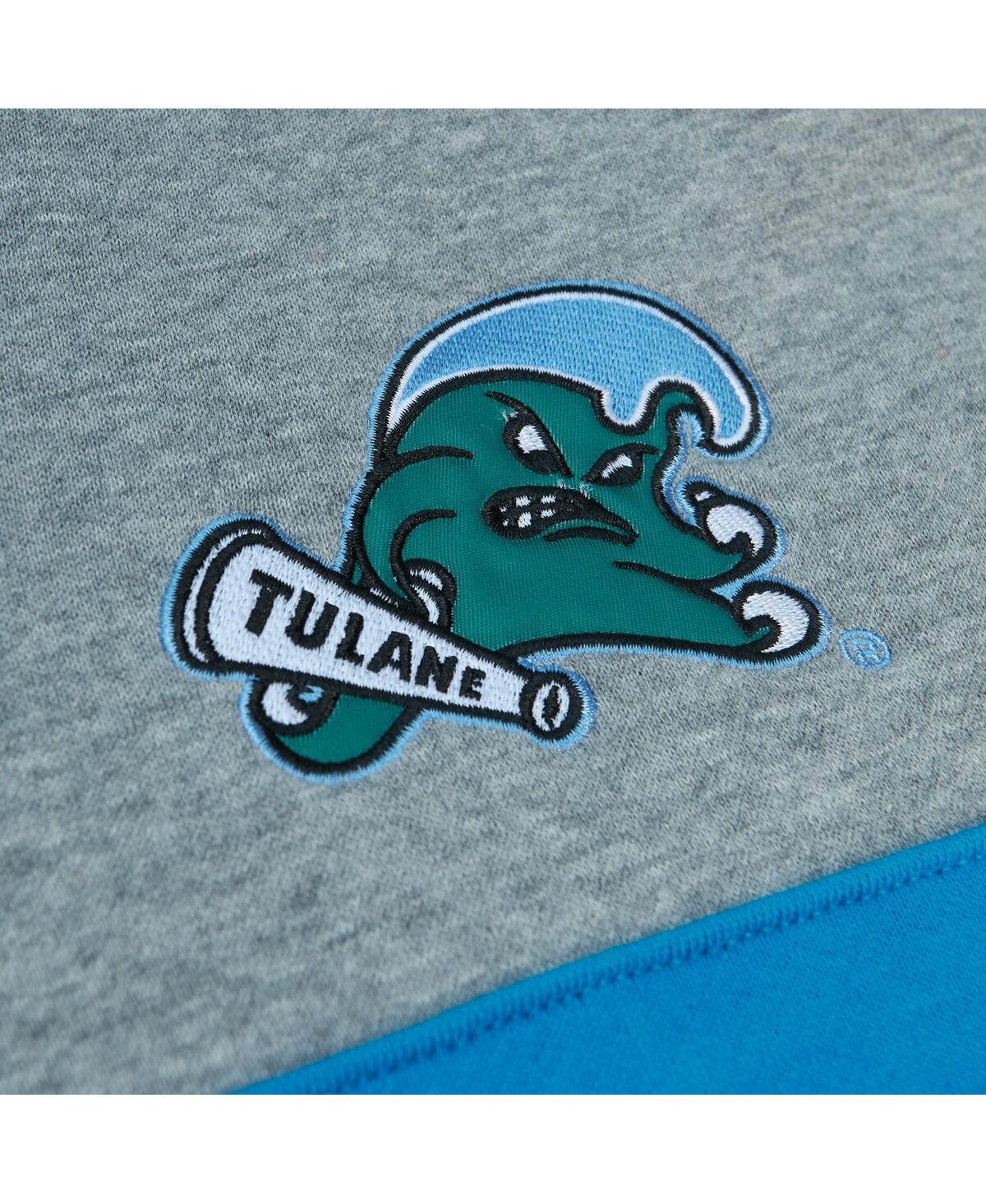 Mitchell & Ness Men's Green Tulane Green Wave Head Coach Pullover Hoodie In Green