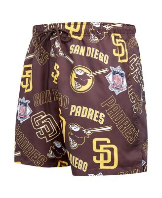 Men's Black San Diego Padres Toss Logo Woven Shorts