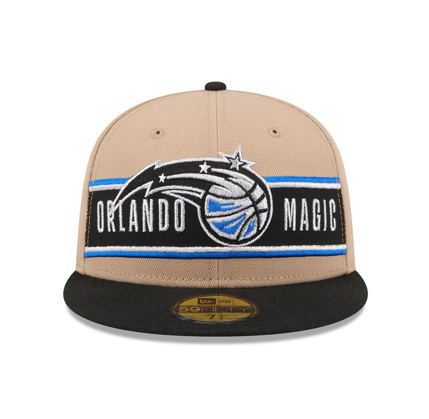 Men's Tan/Black Orlando Magic 2024 NBA Draft 59FIFTY Hat