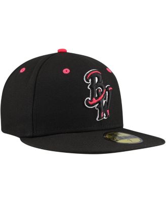 Men's Black Pensacola Blue Wahoos Authentic Collection 59FIFTY Hat