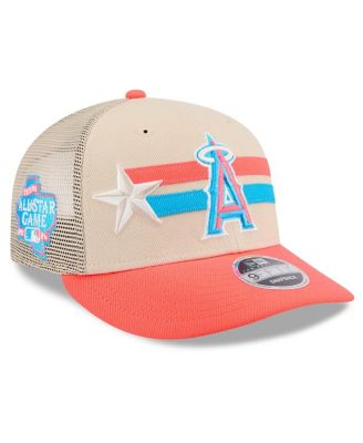 Men's Cream Los Angeles Angels 2024 MLB All-Star Game Meshback Low Profile 9FIFTY Snapback Hat