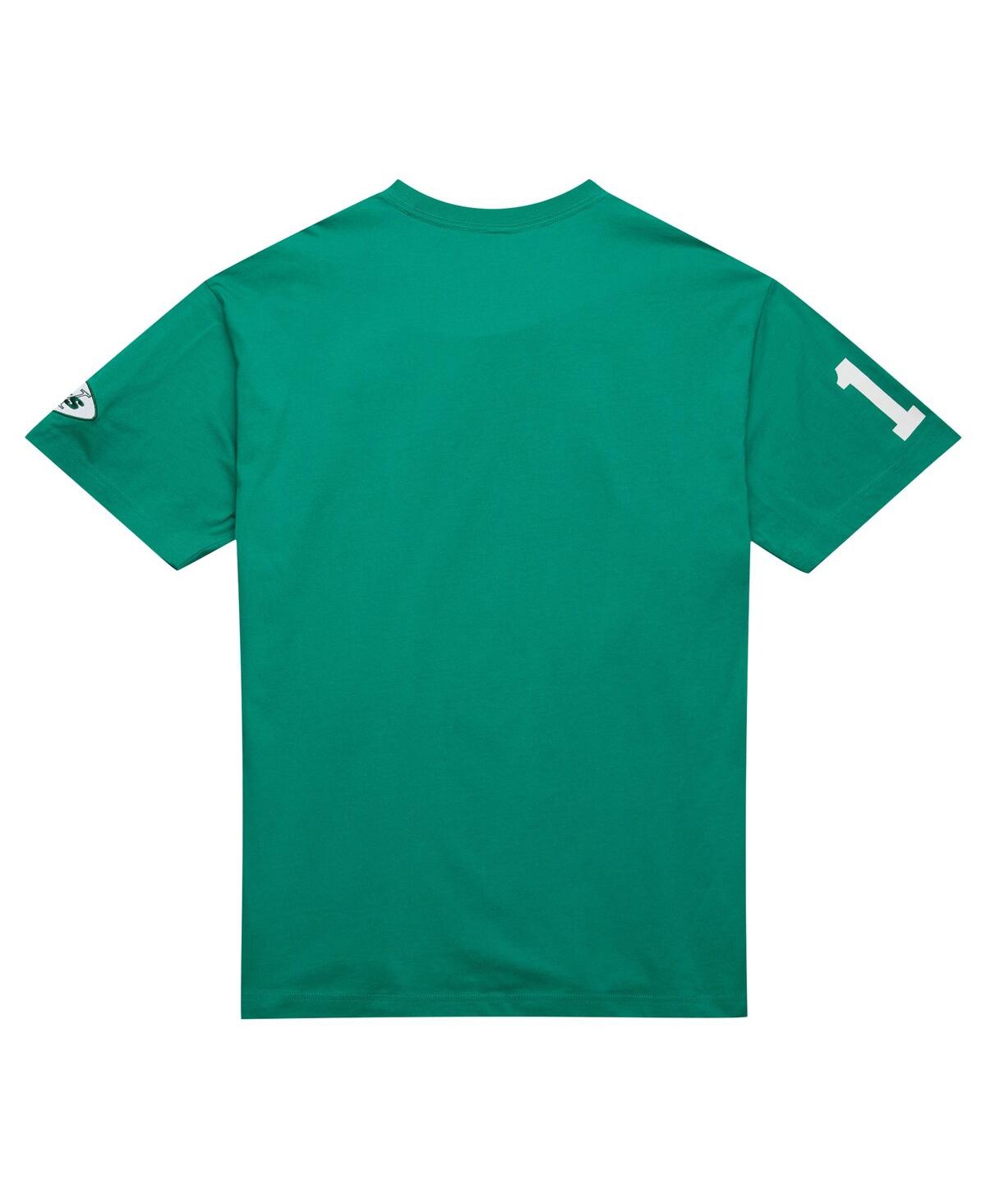 Mitchell & Ness Men's Joe Namath Kelly Green New York Jets Retired Player Nickname T-shirt In Kelly Green