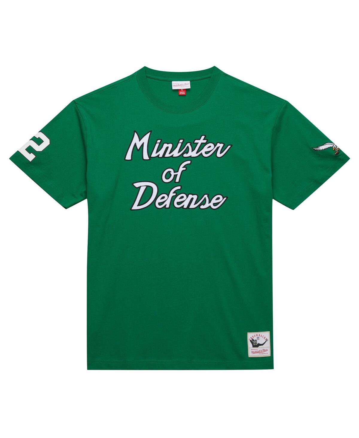 Mitchell & Ness Men's Reggie White Kelly-green Philadelphia Eagles Retired Player Nickname T-shirt In Kelly Green