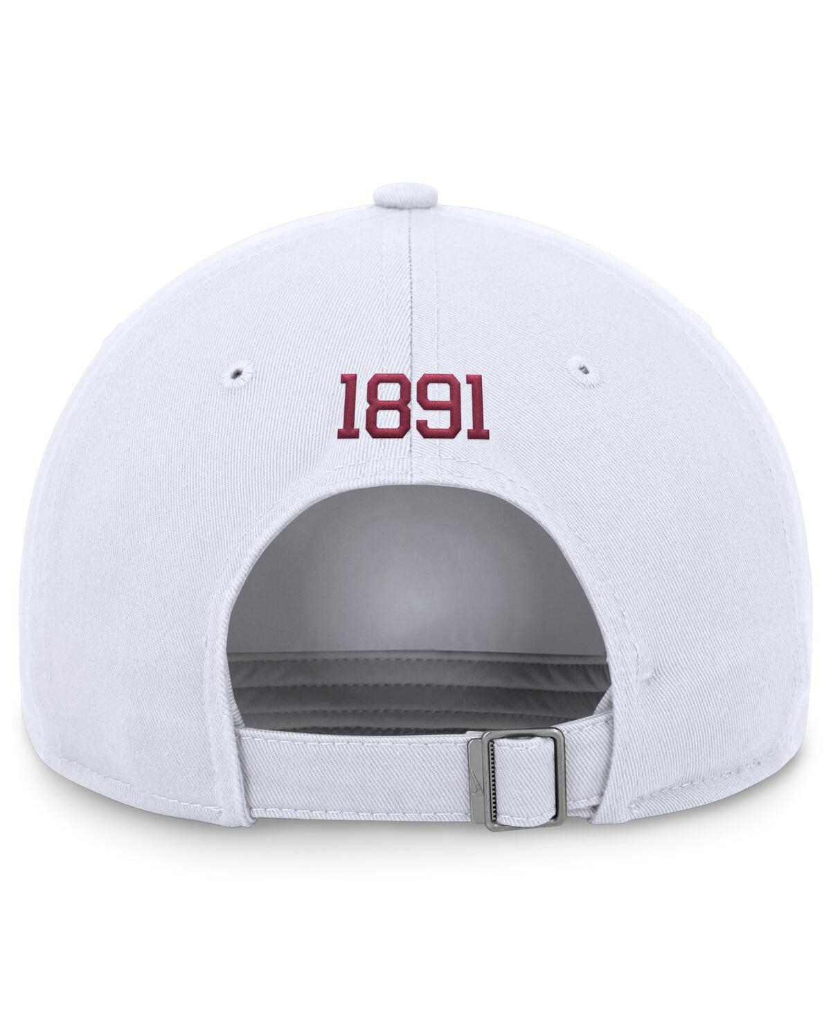 Nike Men's White Stanford Cardinal Legacy Club Performance Adjustable Hat In White