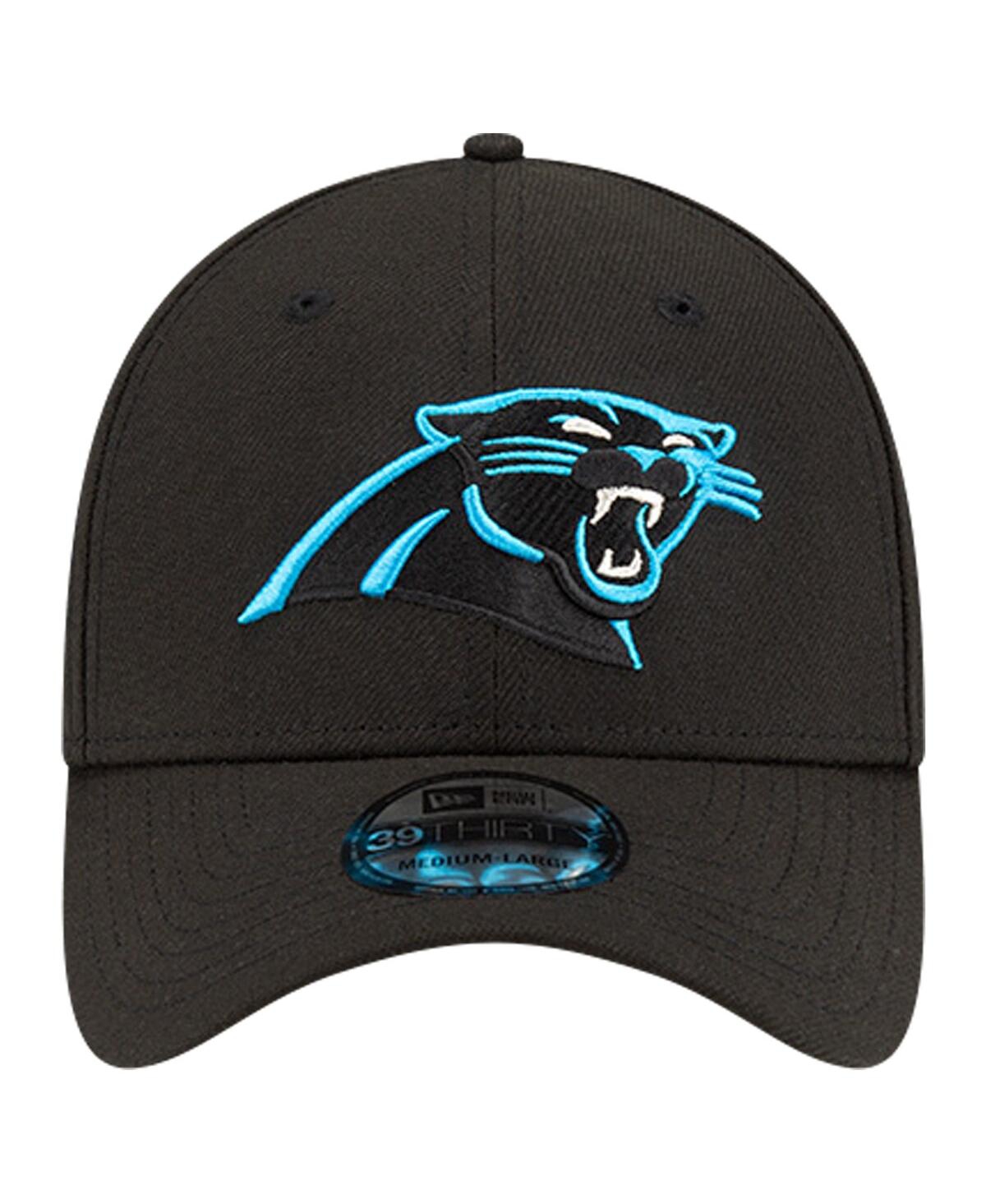 New Era Men'sCarolina Panthers Classic 39THIRTY Flex Hat - Black