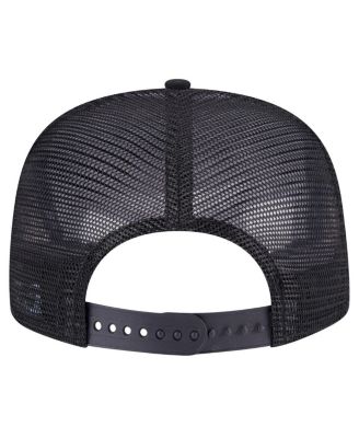 Men's Black Pittsburgh Pirates Seeing Diamonds A-Frame Trucker 9FIFTY Snapback Hat