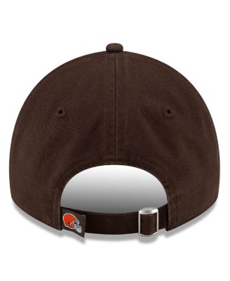 Men's Brown Cleveland Browns Core Classic Primary 9TWENTY Adjustable Hat