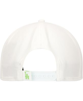 Men's White Los Angeles Dodgers Spring Spectrum Golfer Snapback Hat