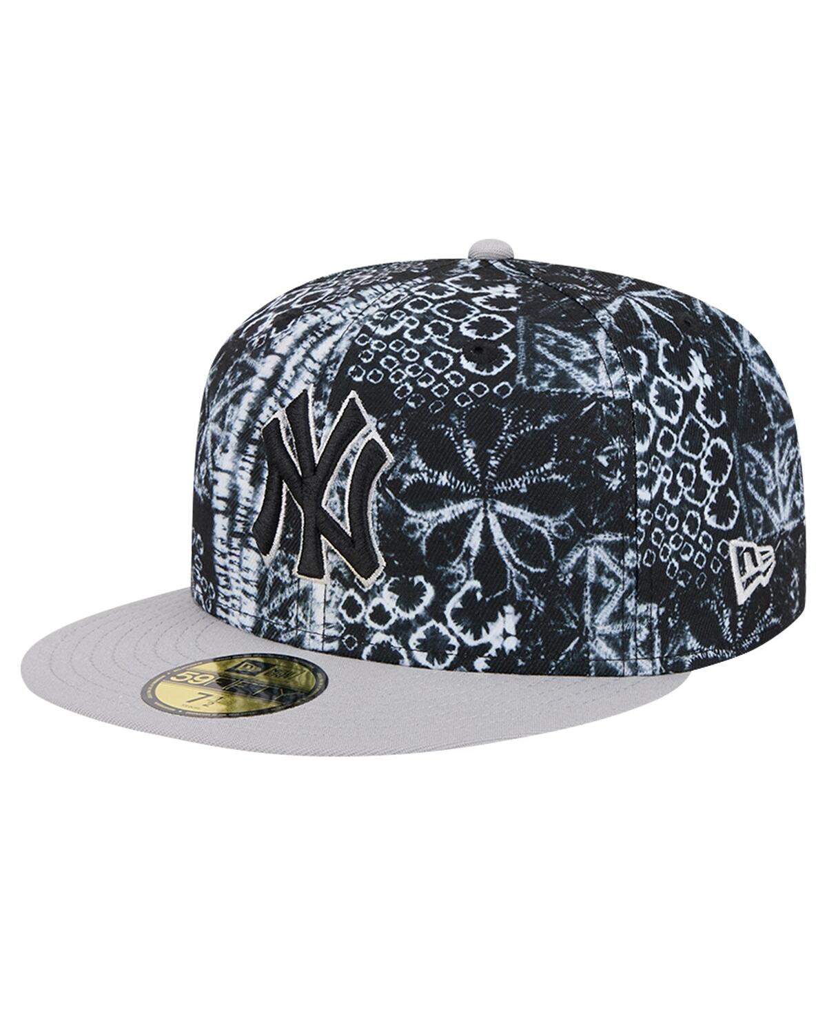 New Era Men's Black New York Yankees Sands 59fifty Fitted Hat In Black