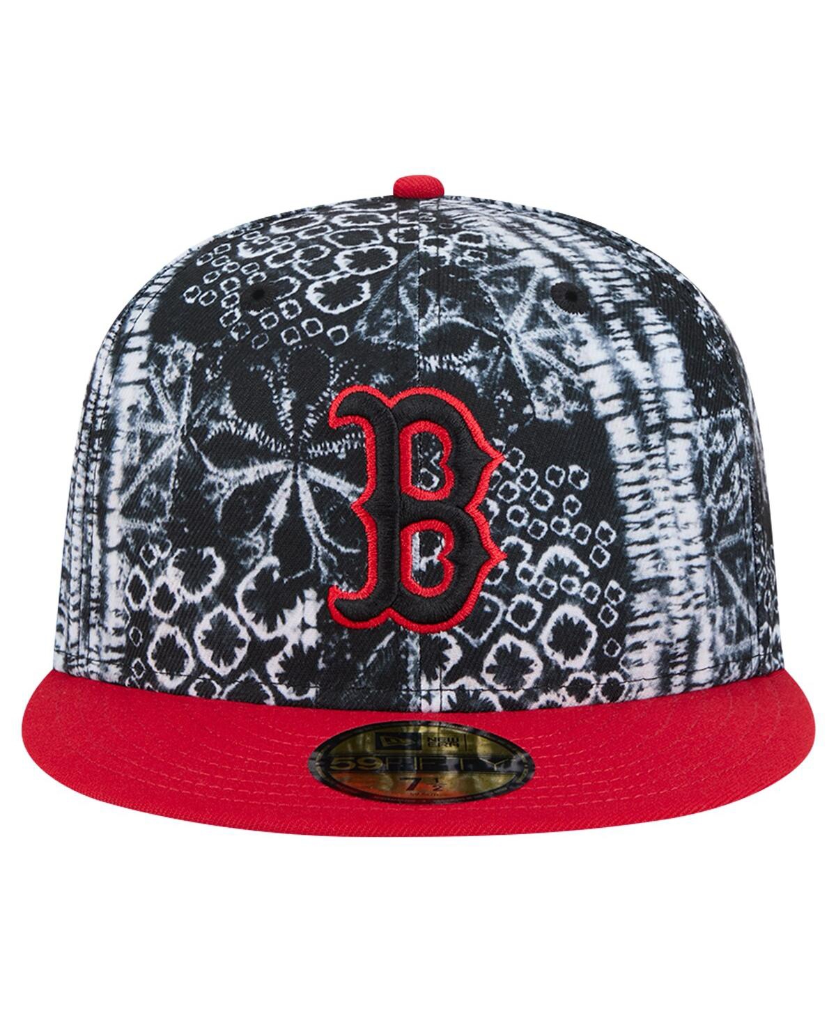 New Era Men'sBoston Red Sox Sands 59FIFTY Fitted Hat - Black