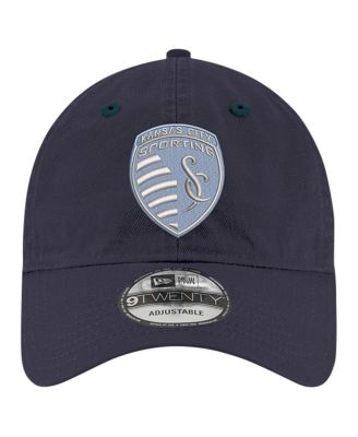 Men's Navy Sporting Kansas City 2024 Jersey Hook 9TWENTY Adjustable Hat