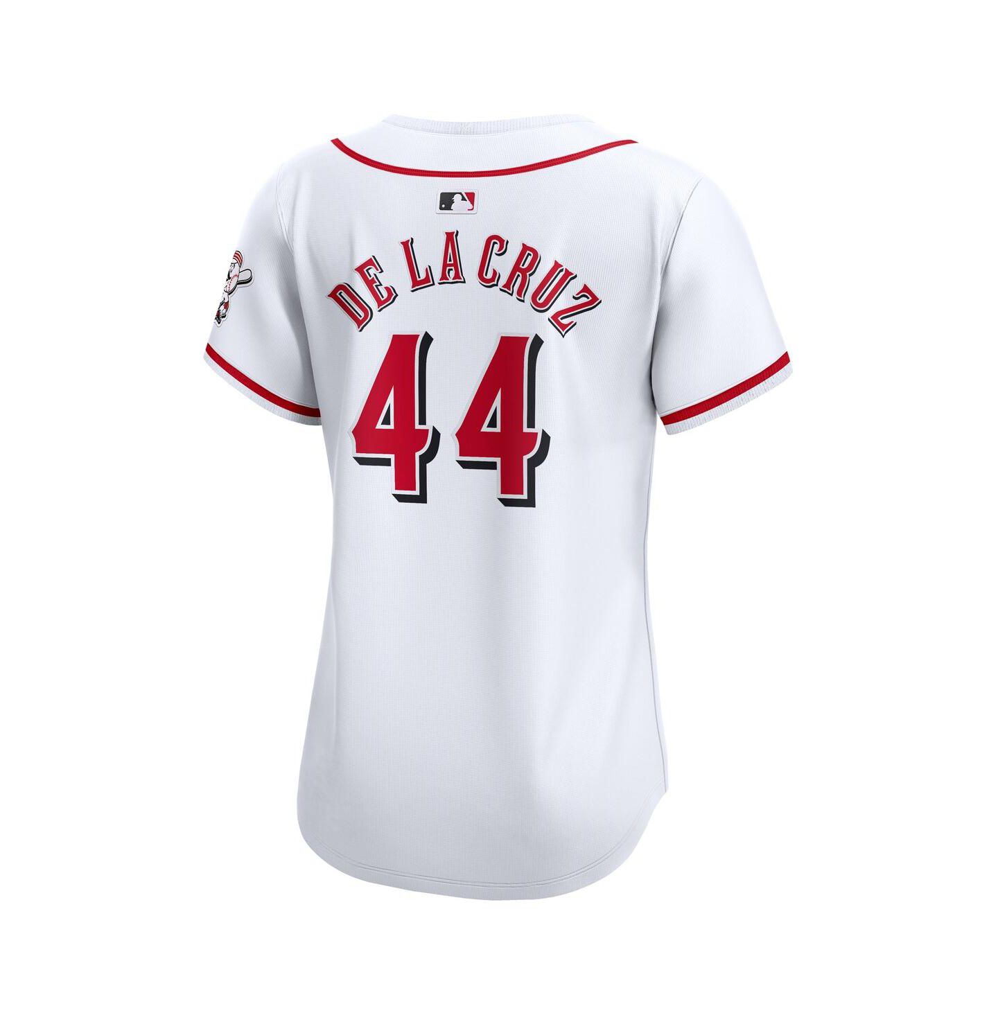 Женский топ Nike Elly De La Cruz White Cincinnati Reds Home Limited Player Jersey — фото 3