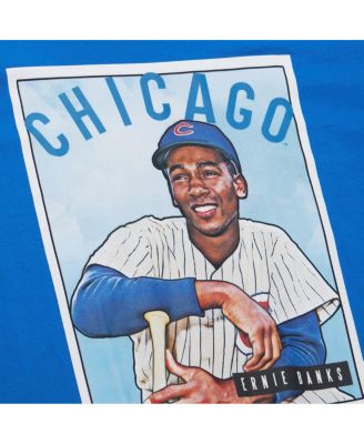 Men's Ernie Banks Royal Chicago Cubs Cooperstown Collection Collectors Connection T-Shirt
