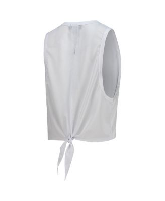 Women's White Orlando City SC Twist Back Tank Top