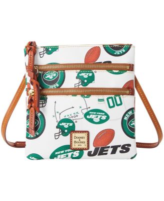 Women's New York Jets Triple-Zip Crossbody Bag