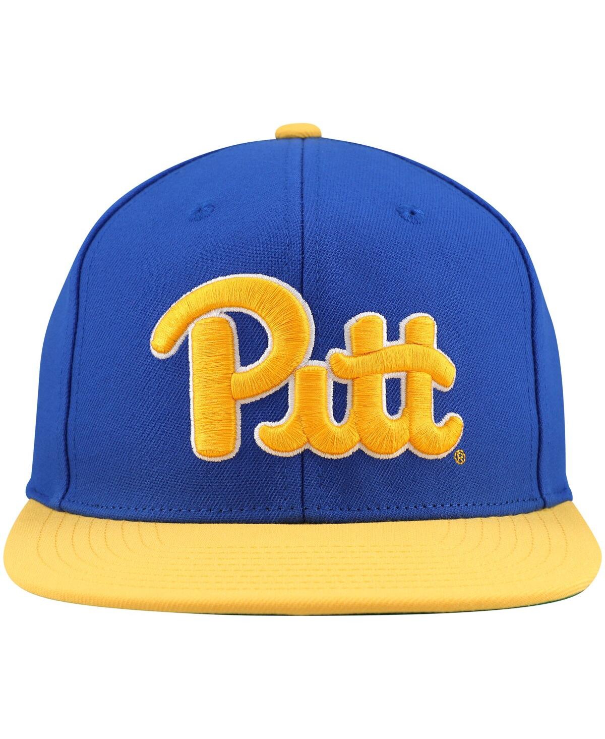 Mitchell & Ness Men's Royal/gold Pitt Panthers 2-tone 2.0 Snapback Hat In Royal,gold