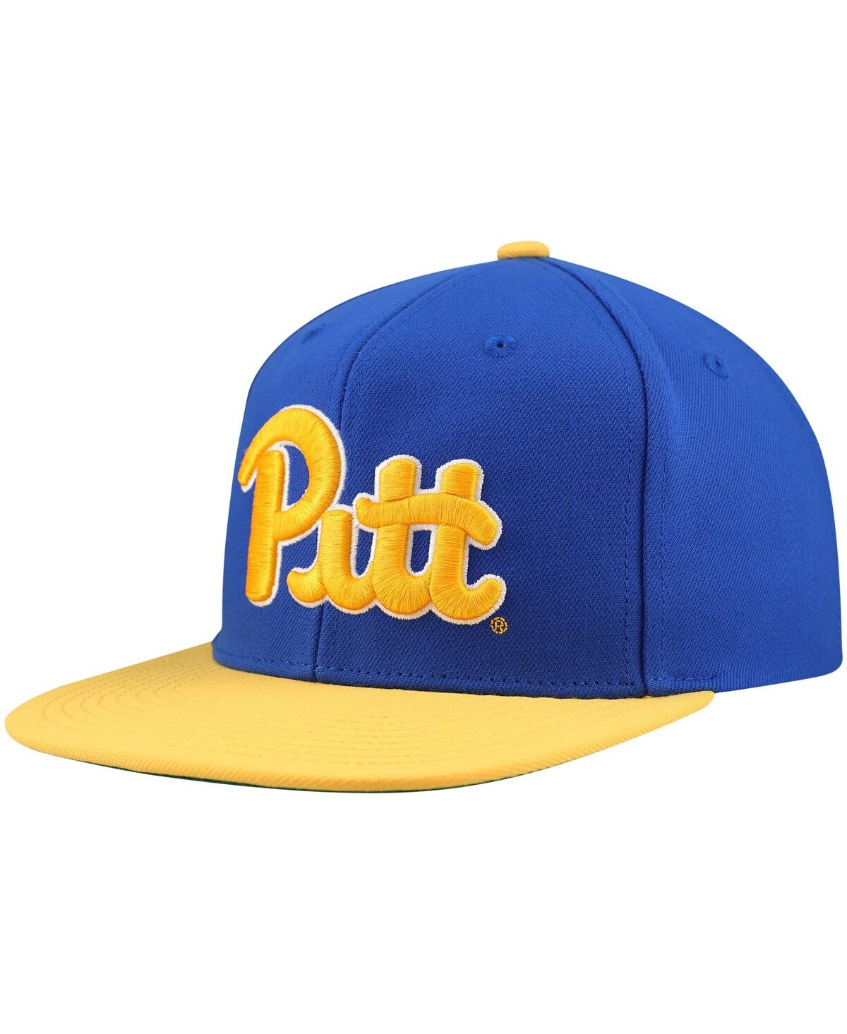 Mitchell & Ness Men's Royal/gold Pitt Panthers 2-tone 2.0 Snapback Hat In Royal,gold