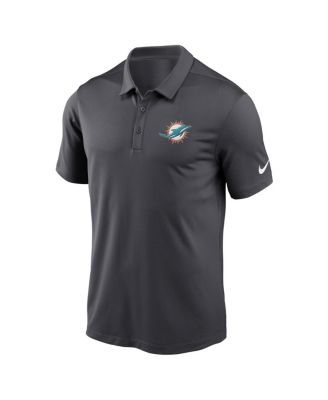 Men's Anthracite Miami Dolphins Franchise Performance Polo