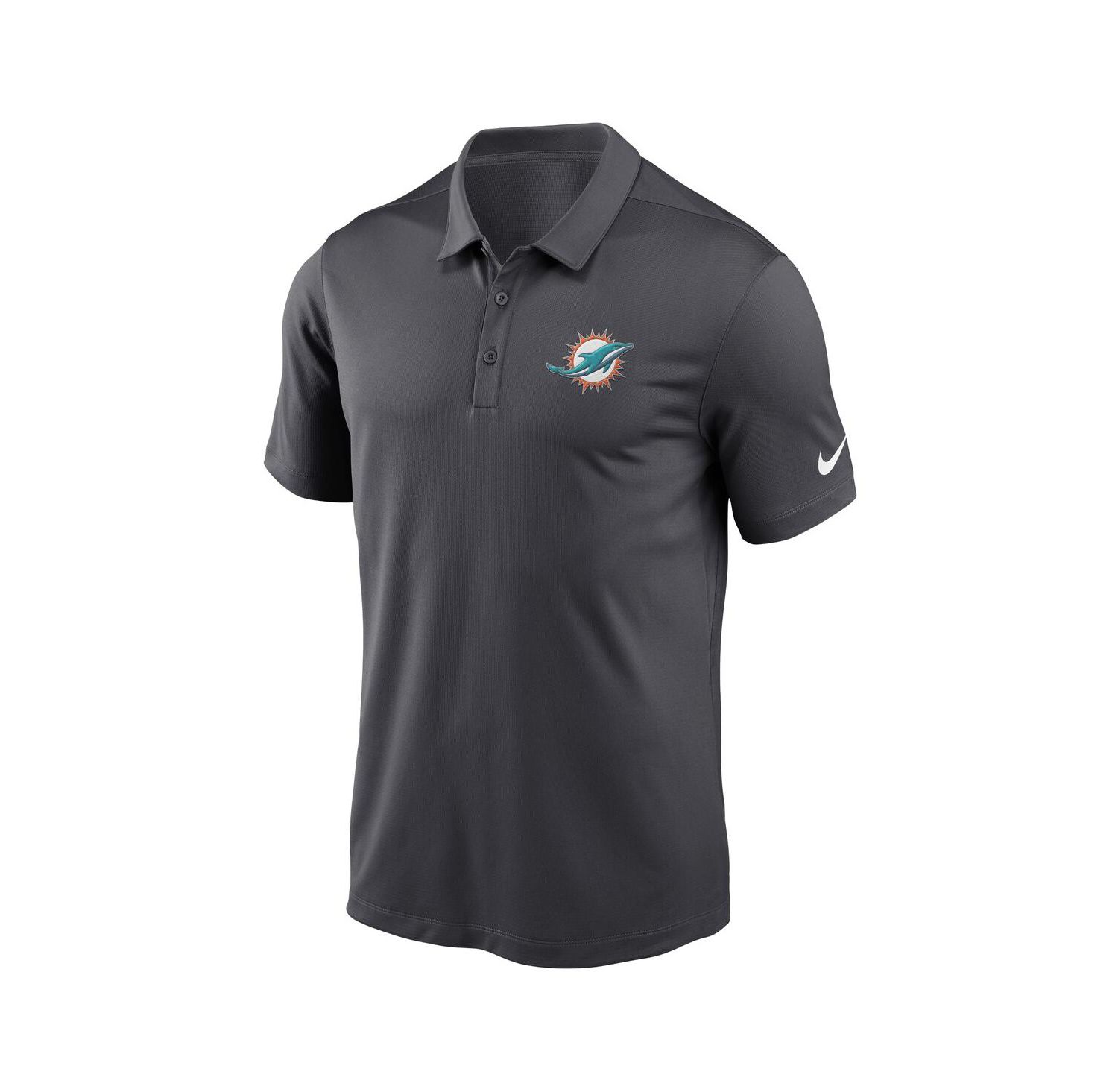 Men's Anthracite Miami Dolphins Franchise Performance Polo