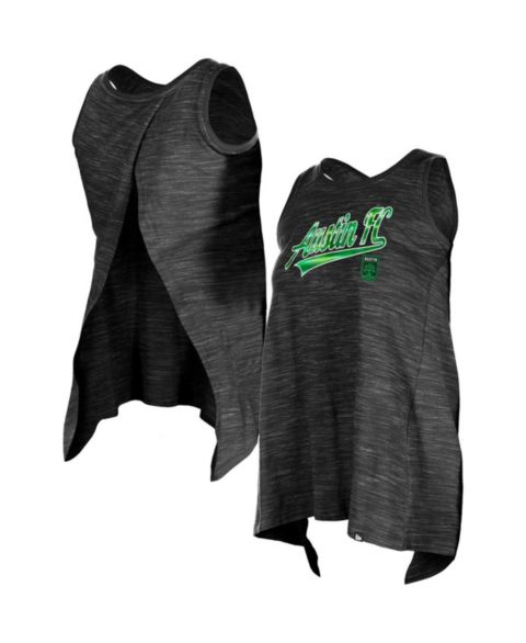 Женский топ 5th & Ocean Black Austin FC Athletic Cross Back
