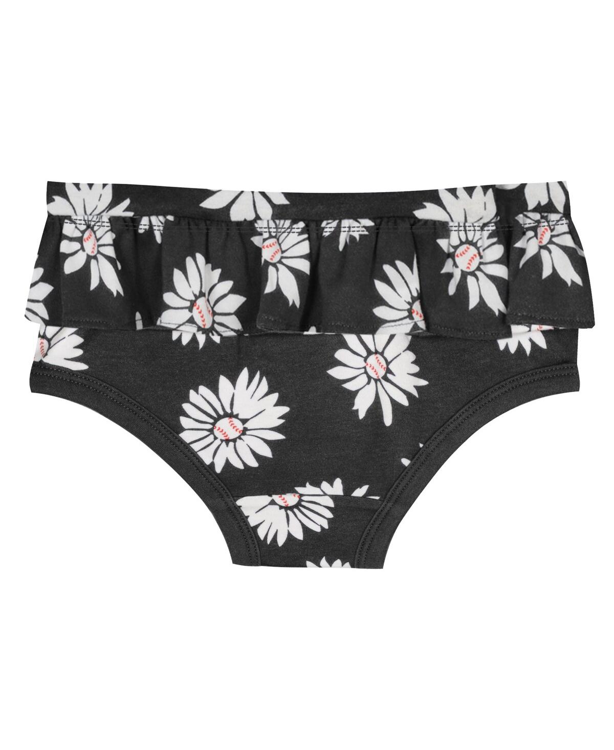 Fanatics Baby Boys and GirlsSan Francisco Giants Hop Skip Diaper Cover Set - Black, Gray