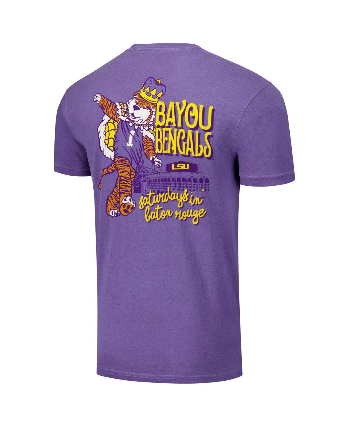 Image One Men's And Women's Purple Tcu Horned Frogs Hyper Local Welcome To Campus T-shirt In Purple