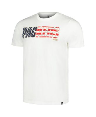 White Green Bay Packers Flag Script Franklin T-Shirt
