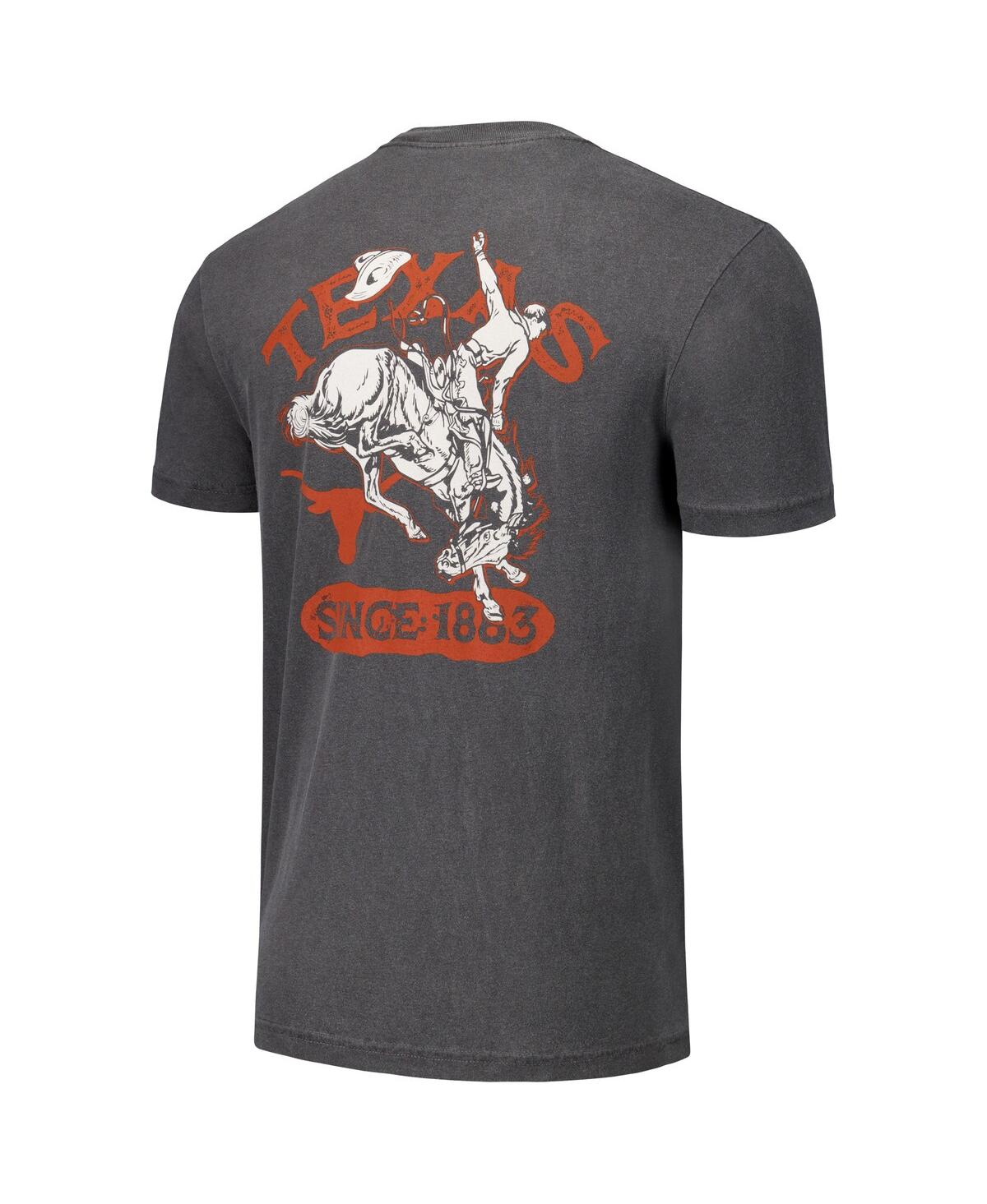 Image One Men's And Women's Black Texas Longhorns Hyper Local Rodeo Arc T-shirt In Black