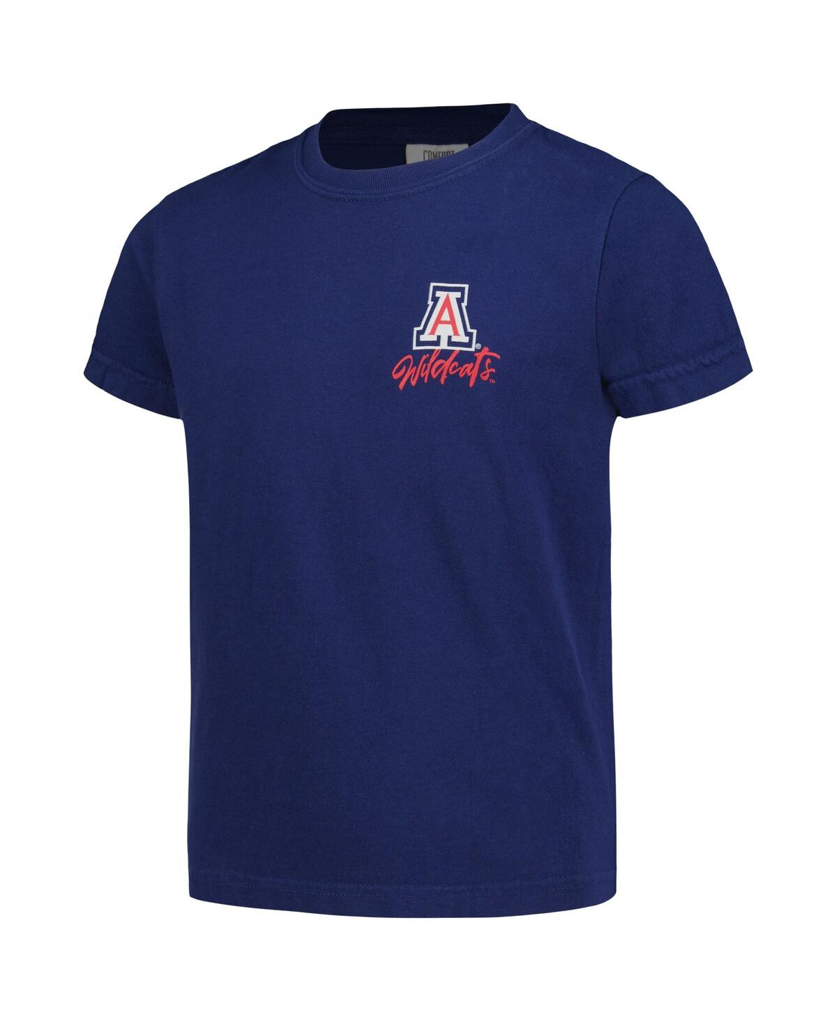 Image One Big Boys and GirlsArizona Wildcats Hyperlocal Comfort Colors T-Shirt - Navy
