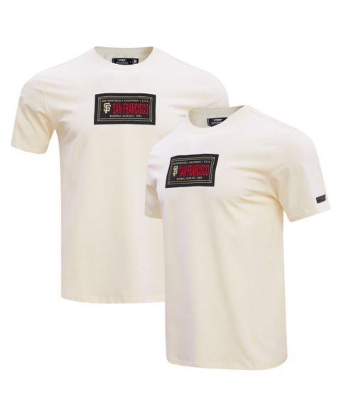 Мужская футболка Pro Standard Cream San Francisco Giants Club Member Badge