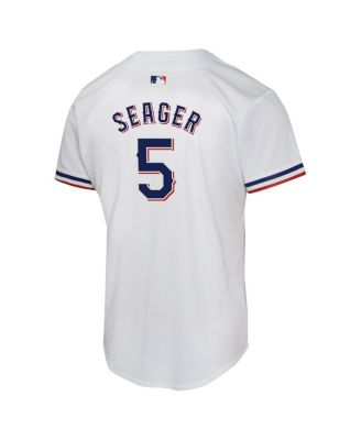 Big Boys and Girls Corey Seager White Texas Rangers Home Game Player Jersey