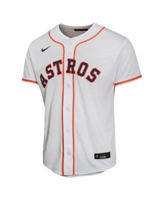 Big Boys and Girls Jose Altuve White Houston Astros Home Game Player Jersey