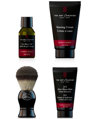 The 4-Pc. Essential Shaving Set - Sandalwood