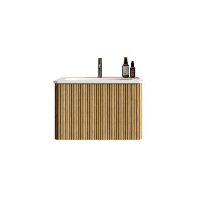 Etna 24" Striped Oak Vanity w/ White Sink