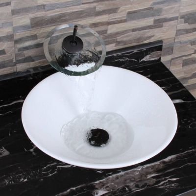 Streamdale Stylish Ceramic Above-Counter Bathroom Sink