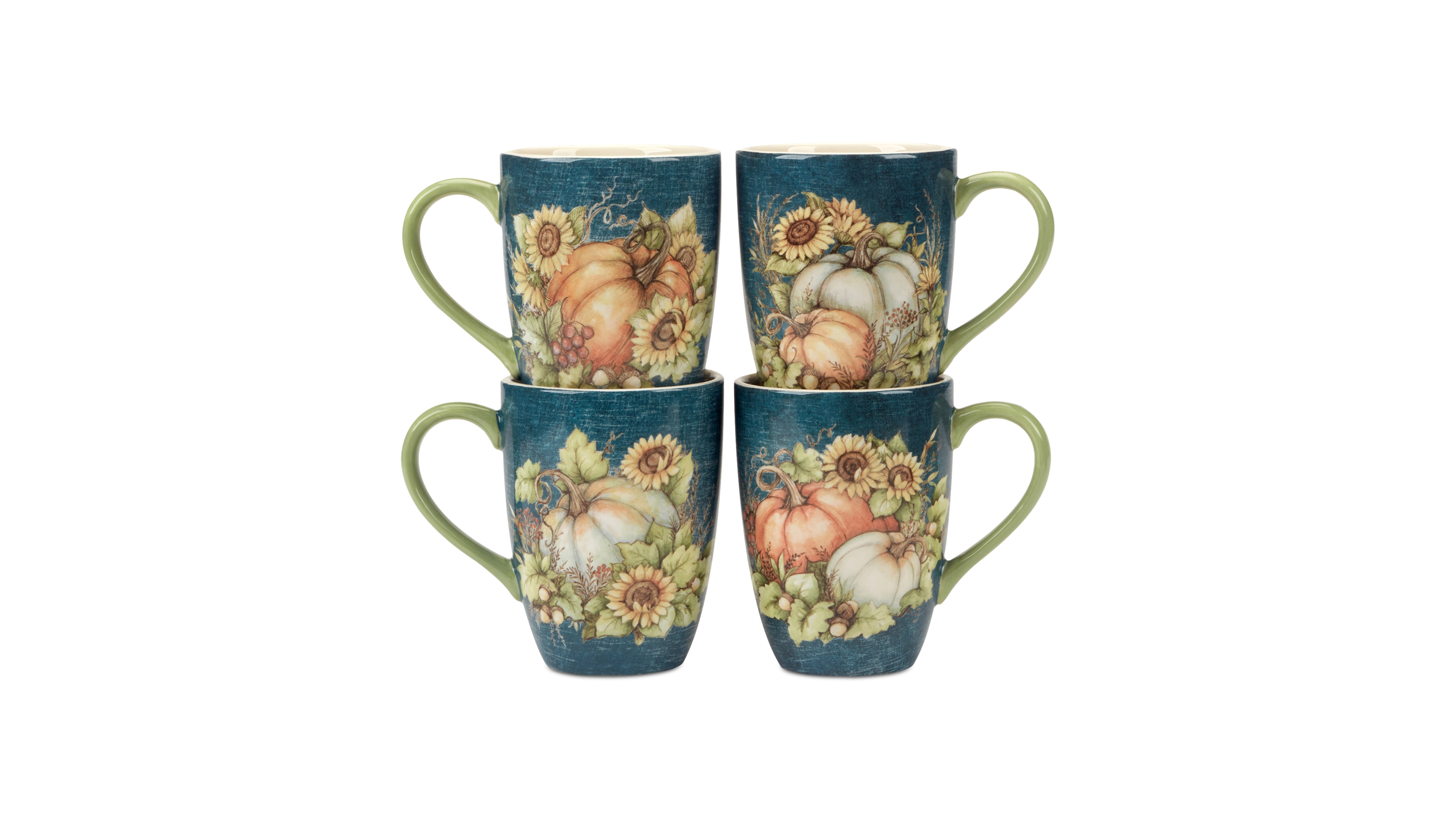 Certified International Autumn Breeze Mugs, Set of 4