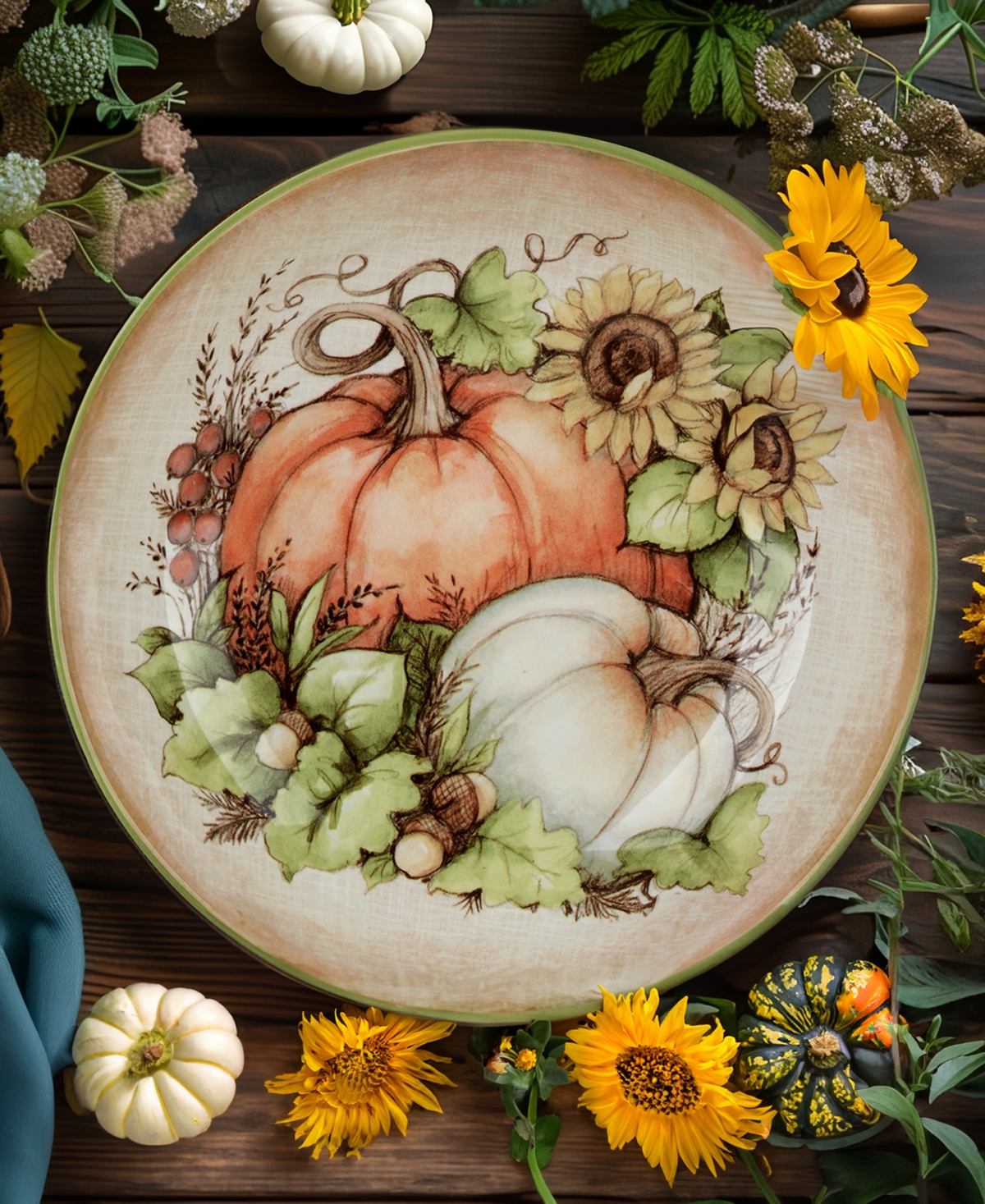 Certified International Autumn Breeze Serving Bowl In Micscellan