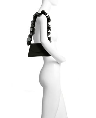 Woman's Sophia Ruffle Me Pouch Clutch